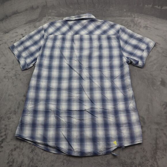 Buffalo Shirt Mens Large Blue by David Bitton Button Up Casual Rugby - Picture 12 of 16
